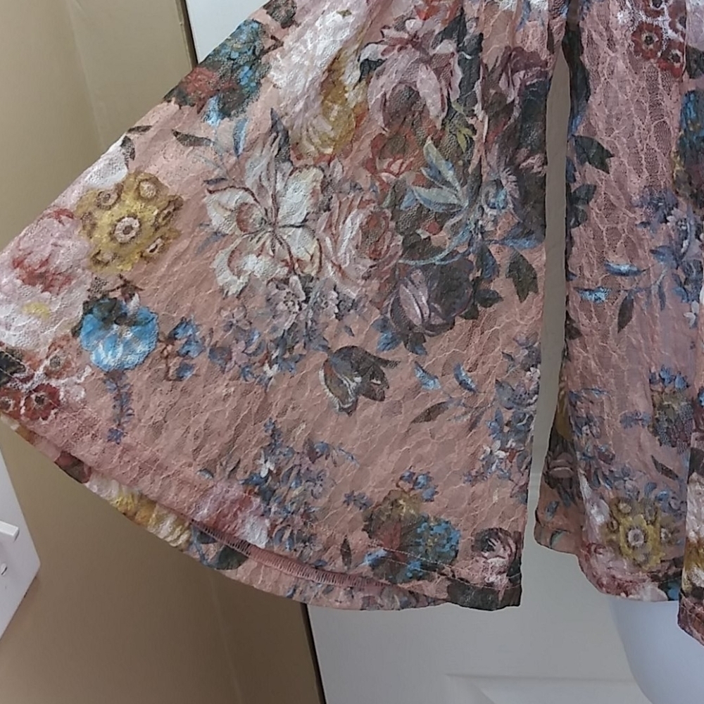 Anthro. AKEMI +‎ KIN Patrizia Pink Rose Flo… - Picture 8 of 13